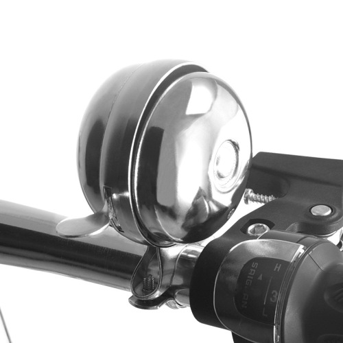 Vintage bicycle bell mountain bike retro bell super loud double-sided large white bell horn turn bell riding equipment