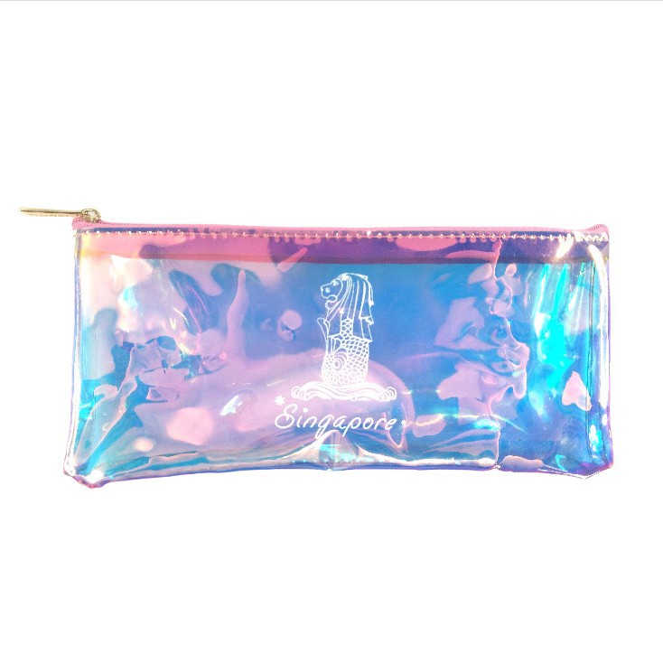 Nuevo bolso de las mujeres de moda todo fósforo monedero colorido láser mini bolso de la jalea transparente