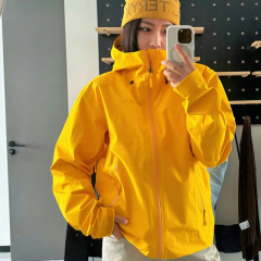台州鸟LT硬壳压胶防水冲锋衣单层春秋男女户外登山服休闲外套