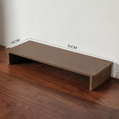 デスクトップコンピュータ高架モニター収納ラック寮コンピュータ高架デスクトップ収納インガールハート