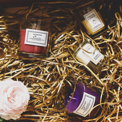 Aromatherapy candle home indoor bedroom bath long-lasting incense niche Nordic ins romantic fragrance gift box