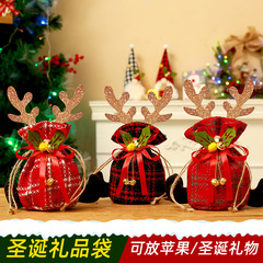 クリスマス装飾品老人キャンディー袋手提げプレゼント袋平安夜リンゴ袋児童小プレゼント袋卸売り