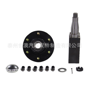 6-hole 6000-pound hub axle head hub unit trailer axle head RV trailer Haba head price is excellent 46233BFSS