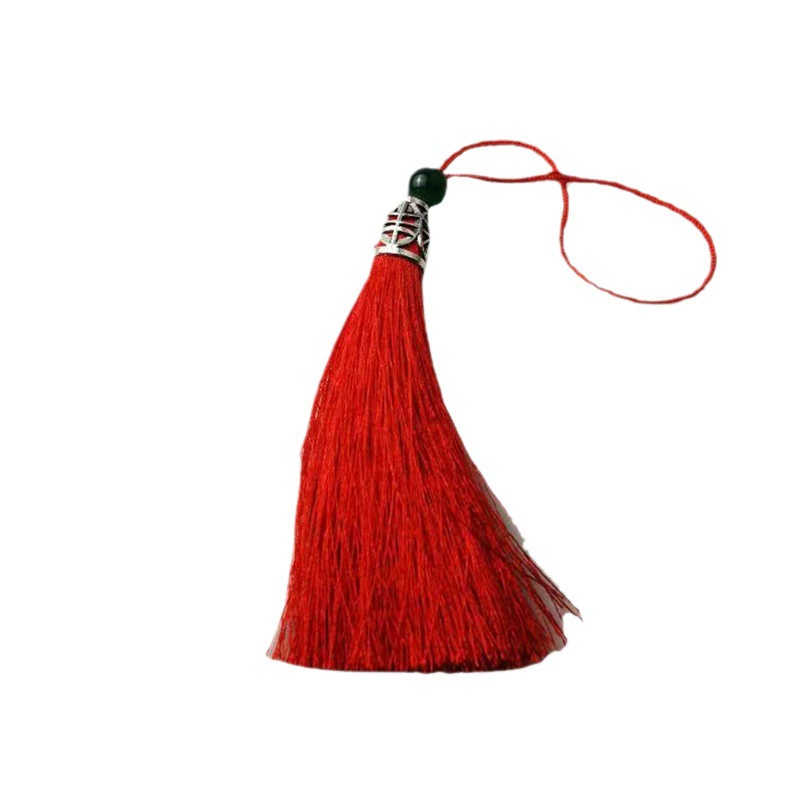 Metal bag with tassels, decorations, accessory, accessories, 8 cm