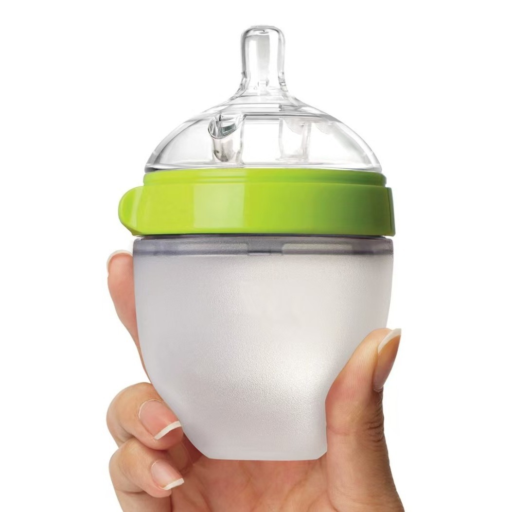 Baby Newborn Bottle Wide Diameter Silicone Anti-Flatulence Newborn Baby Big Baby Imitation Breast Milk
