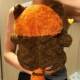 Cute Brown Little Raccoon Plush Toy Doll Pacifying Raccoon Doll Bed Sleeping Doll Birthday Gift for Women