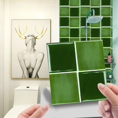 CRY007 Crystal Tile Mosaic Wall Sticker Retro Tile Tile Sticker Simple Kitchen Sticker Waterproof