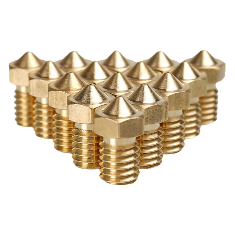 Аксессуары для 3D-принтеров 1. 75 мм E3D V5 V6 Латунное сопло экструдера сопло печатающей головки 13*7 мм