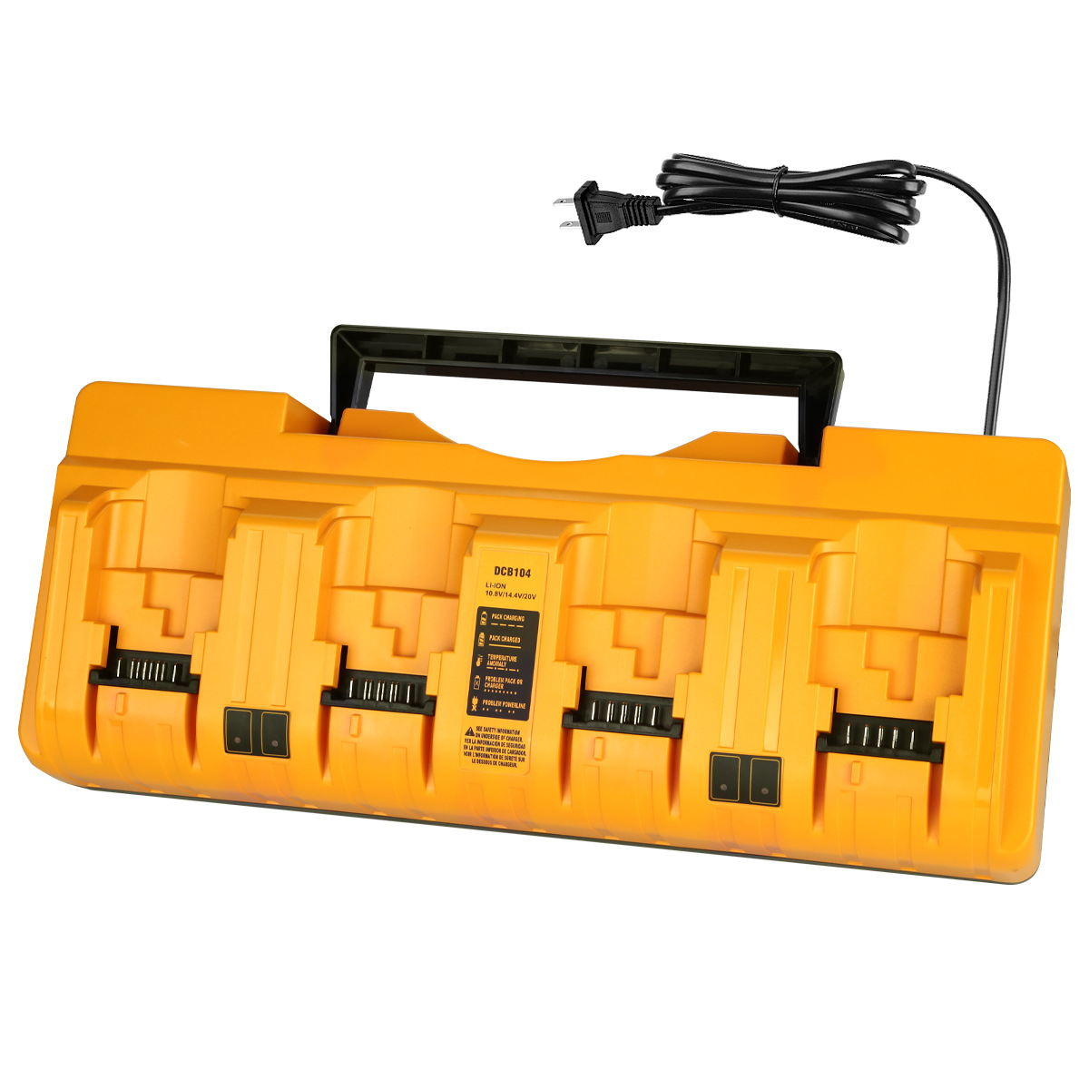 Applicable to DeWay DCB105 Portable Fast Four Charger 12V-20V Electric Tool Lithium Battery Charger