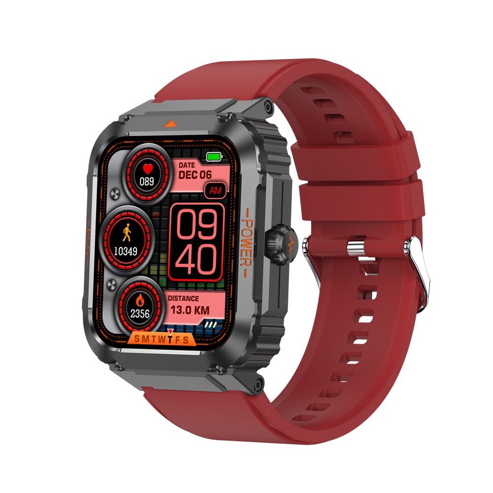 New ET550 smartwatch Bluetooth call ECG electrocardiogram blood glucose heart rate temperature monitoring exercise_voghion.com