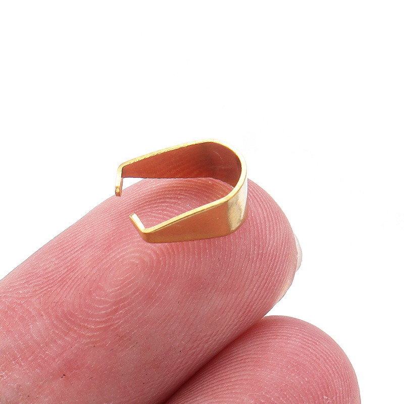 DIY Jewelry Accessories Classification 100 PCS/Package 304 Stainless Steel Geometric Melon Seed Buckle Jewelry Buckle