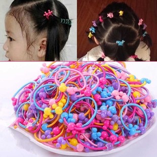 Детская мультяшная резинка для волос, оптовые продажи, в корейском стиле