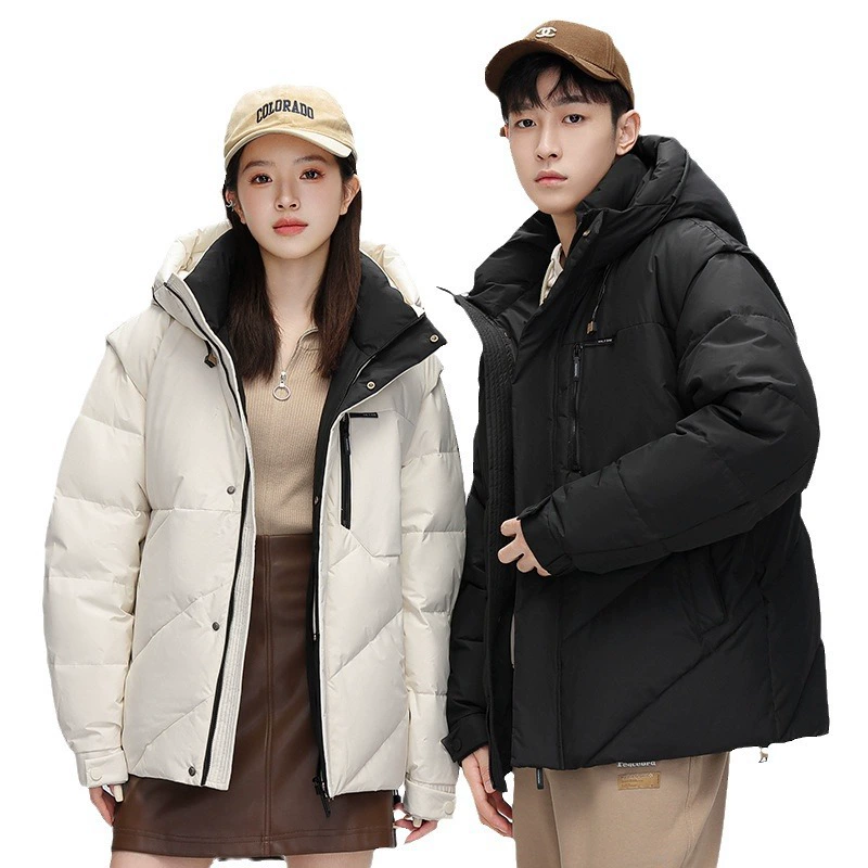 Winter men's down jacket for beloved for elementary school students, increased thickness