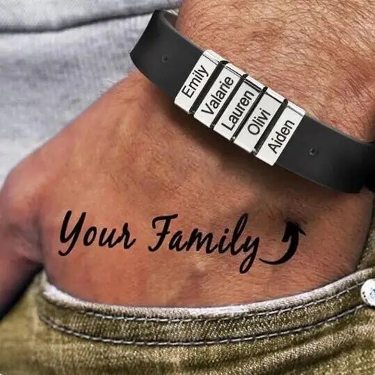 Cross-Border Stainless Steel DIY Engraving Bracelets, Creative Adjustable Name Bracelets for Men and Women, Gifts, Real Leather Bracelets Cross-Border Stainless Steel DIY Engraving Bracelets, Creative Adjustable Name Bracelets for Men and Women, Gifts, Real Leather Bracelets
