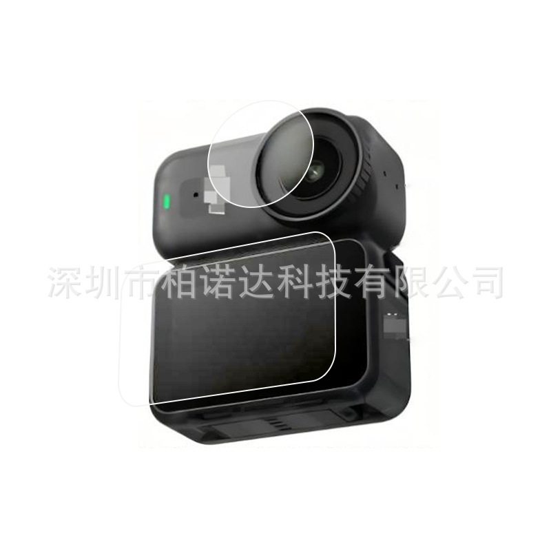适用DJI大疆osmo Nano钢化膜 大疆Osmo Nano全景相机玻璃屏幕贴膜|undefined