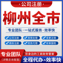 柳州柳北城中鱼峰注册公司营业执照注销变更代理记账柳南柳江柳城