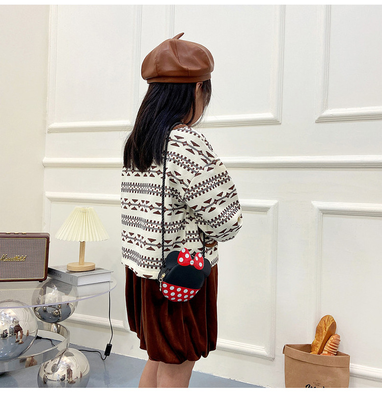 Children's bag, single-shoulder bag, 2021 new cute little bag, PU crossbody bag, trendy mini coin purse for boys and girls undefined