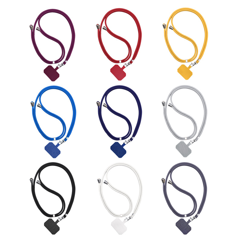 Fashion Solid Color Adjustable Crossbody Strap Mobile Phone Anti-lost Fixed Lanyard display picture 1