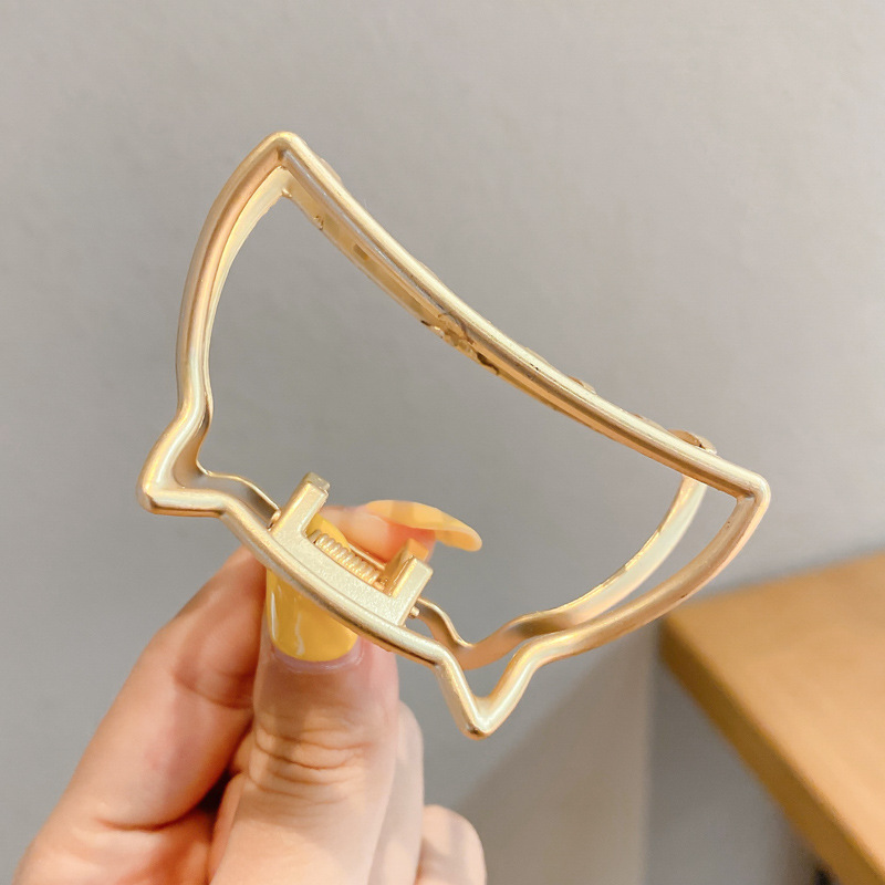 Clip de garra grande Placa de horquilla de acrílico horquilla hembra elegante temperamento tiburón clip tocado clip de Cabeza trasera horquilla