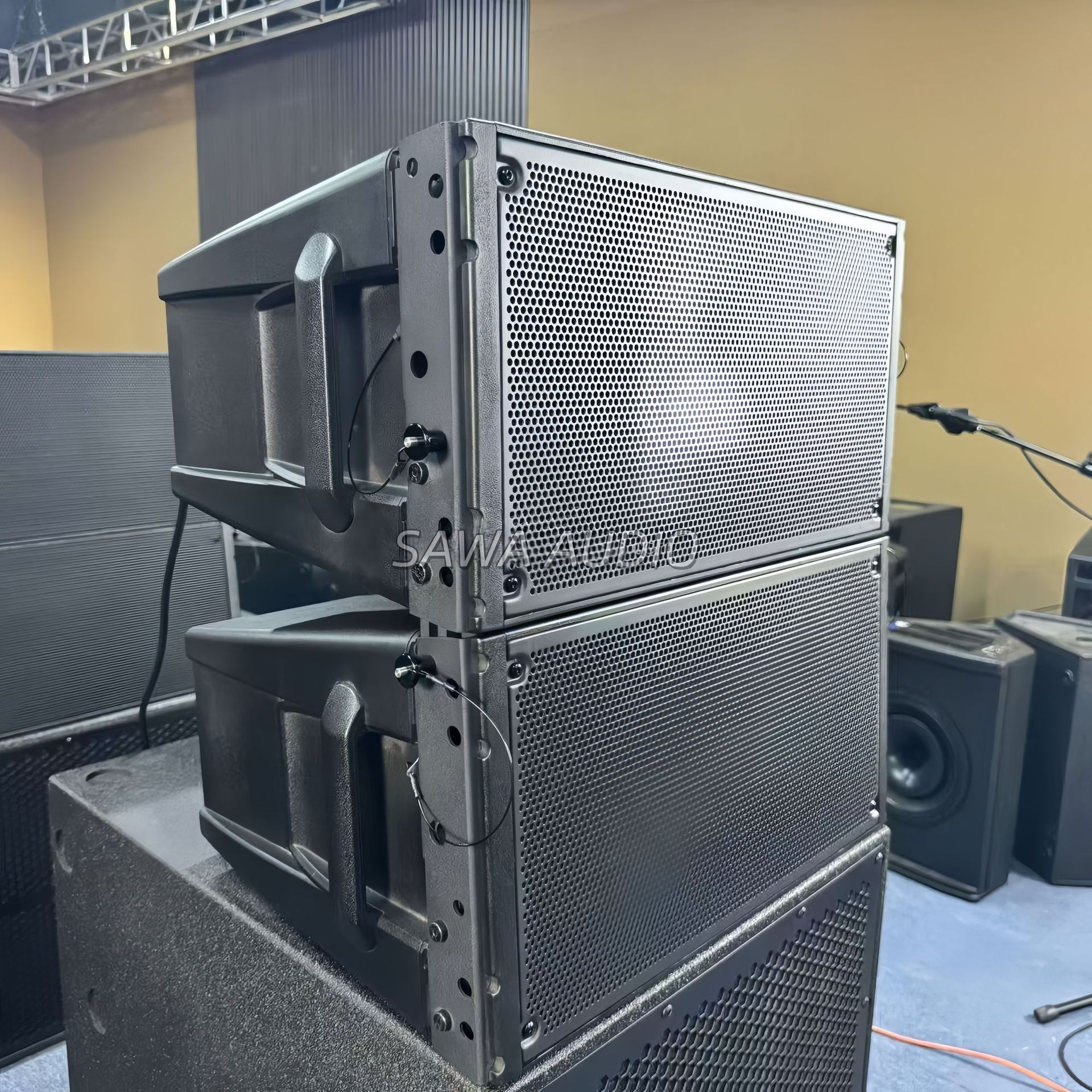 HDL 10A Linear Matrix Audio Professional Outdoor Stage Audio Professional Hotel instalación de sistema de audio de conferencia interior