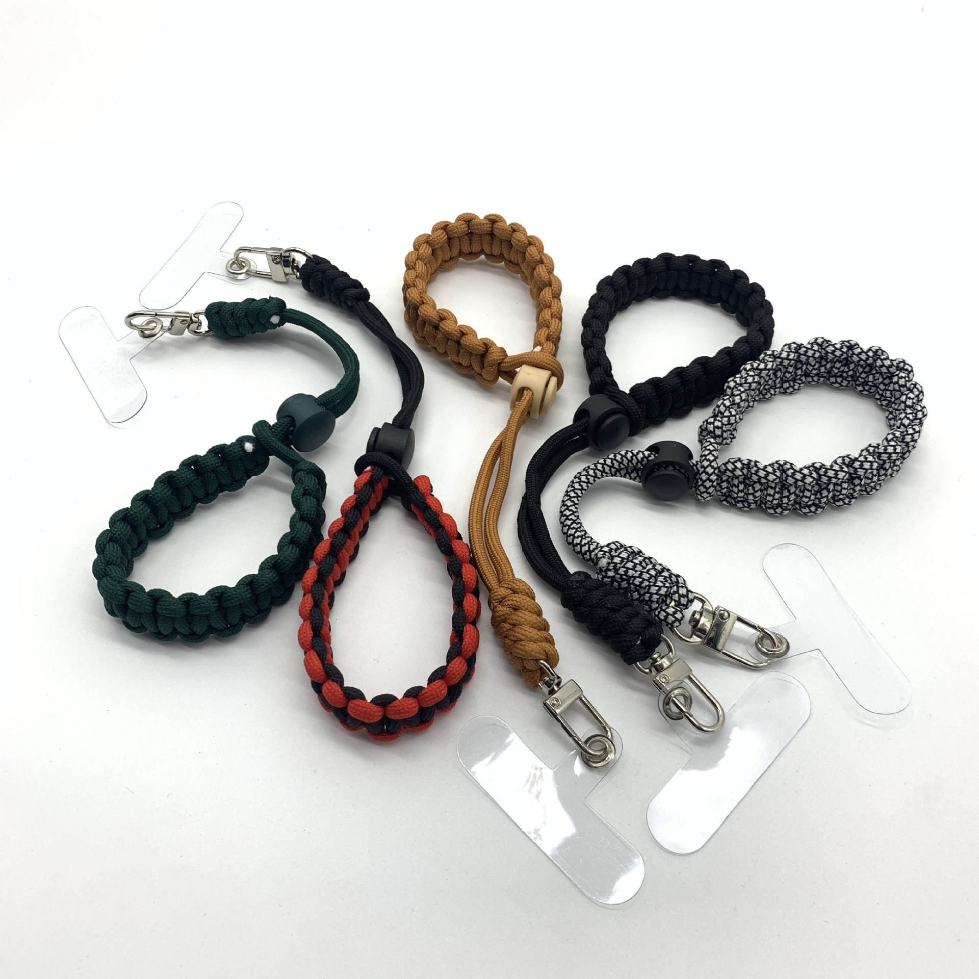 Beijing naranja tejido retráctil teléfono móvil cordón muñeca Cámara anti-Pérdida cuerda hombres y mujeres Correa gruesa resistente a la caída deportes al aire libre