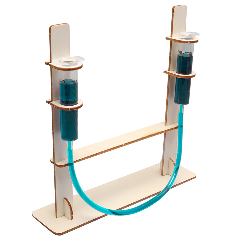 Ciencia y tecnología infantil pequeño nivel de producción interesante rompecabezas pequeño invento hecho a mano DIY ciencia experimento material de juguete de enseñanza