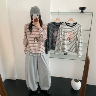 6597-3韩系休闲打底衫2026秋季百搭显瘦遮肉长袖内搭时尚打底衫女