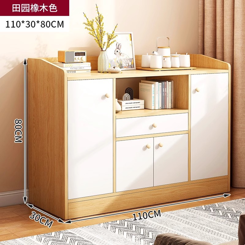 Gabinete de té casero contra la pared armario armario pequeño armario de sala de estar armario pequeño armario de almacenamiento armario de comedor