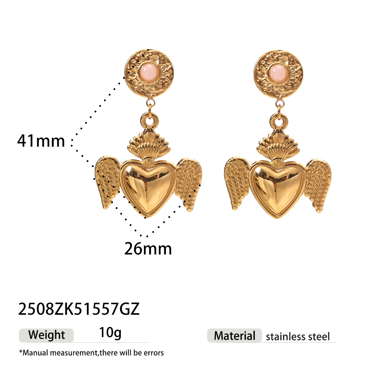 Taina europa y americana pernos de acero inoxidable compactos y exquisitos pernos de oro galvanizados 18k explosivos transfronterizos en joyas de orejas de viento para mujeres