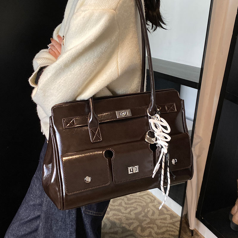 Retro business messenger tas voor dames luxe schoudertas_voghion.com