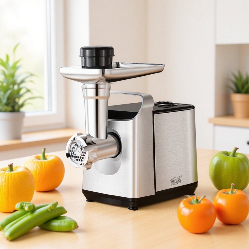 Foreign Trade Cross-Border Electric Meat Grinder, European and American Standard Household Meat Mincer, Fully Automatic Sausage Maker, Customizable