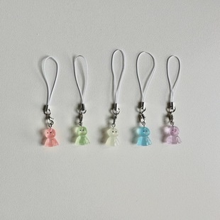 Original Sunny Doll Mobile Phone Chain Mini Cute Doll Small Objects Luminous Korean Jewelry Pendant ins Style