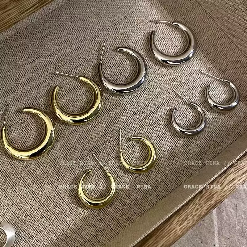 Серьги с мелким дизайном, премиум, легкая роскошь