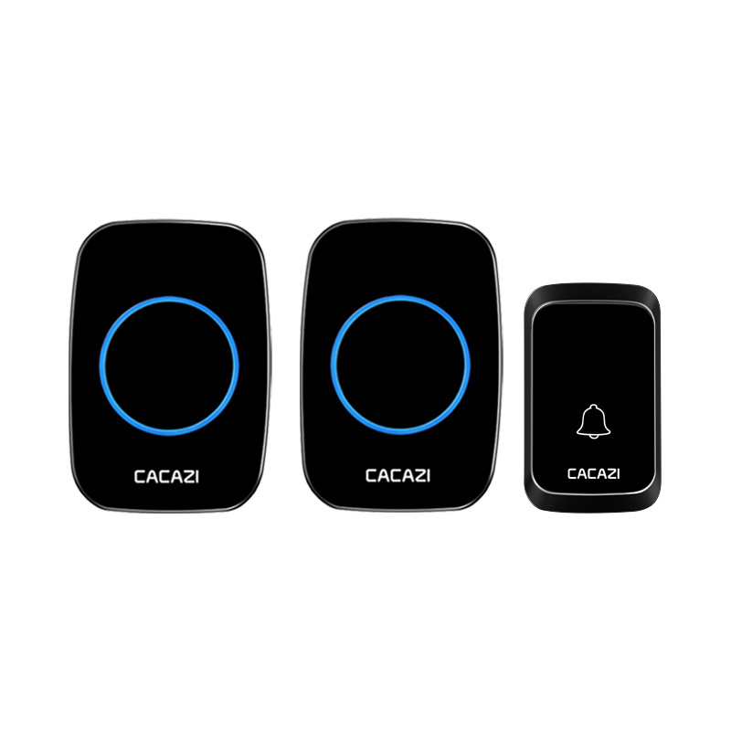 无线门铃远距离传输一拖二呼叫器家用无线穿墙防水门铃呼叫器防水