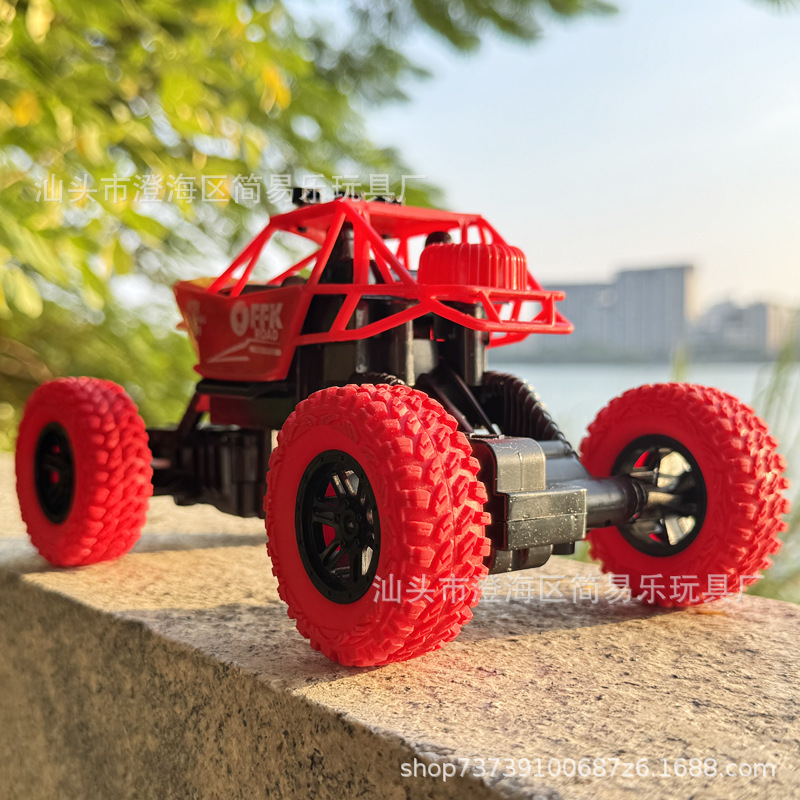 Cross-Border Hot-Selling Simple and Cheap Off-Road Remote Control Car 4-Way Remote Control Car Toy Drift Light Boy Gift Wholesale