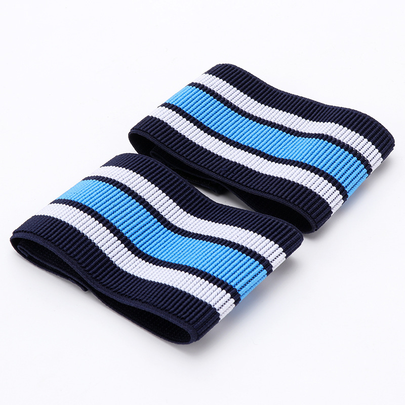 Bicycle Belt Mountain Bike Tricolor Striped Leggings Belt Elastic Band Outdoor Cycling Equipment Foot Belt