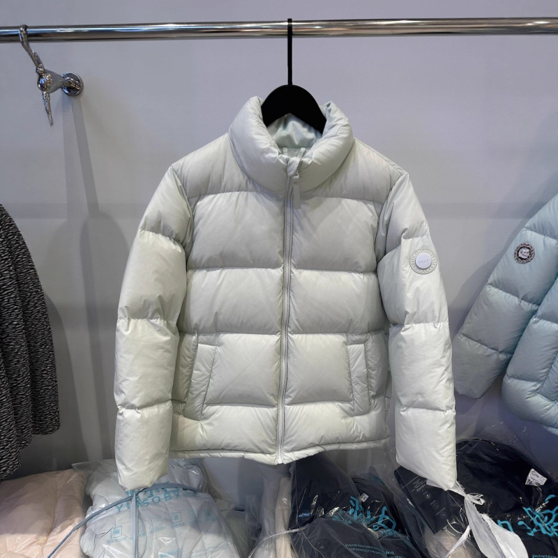 短款羽绒服女爆款2025冬季新款90白鸭绒加厚小个子情侣面包服外套|undefined