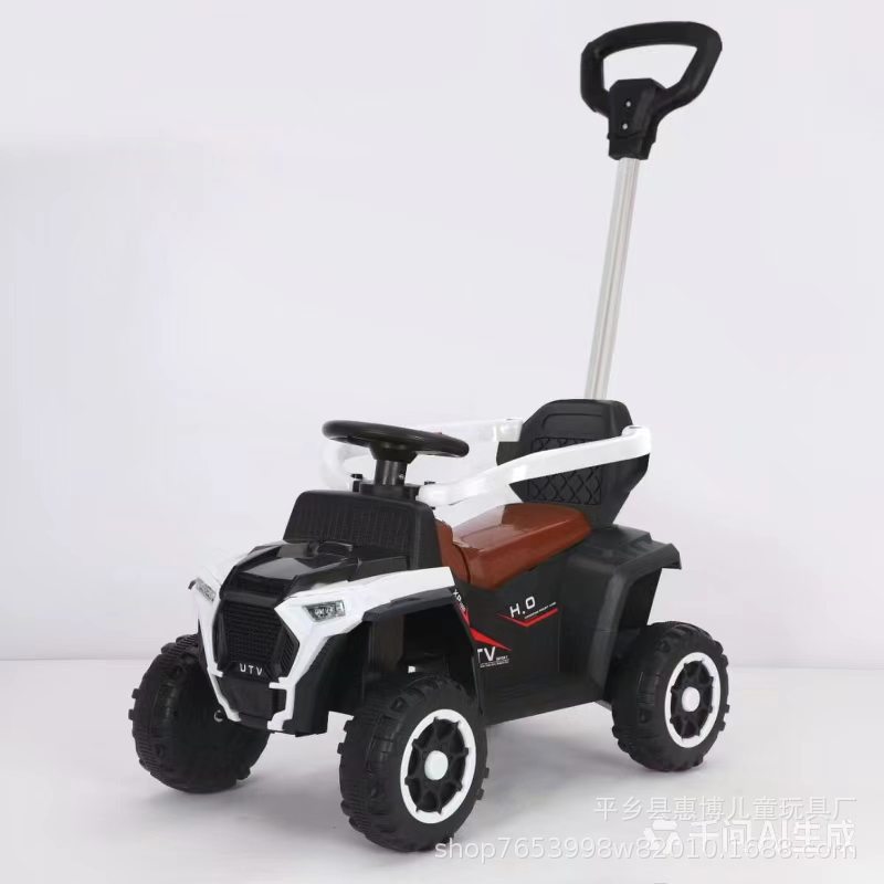 Carrito Eléctrico Montable Infantil de 4 Ruedas para 1-3 Años de Plástico para Uso Interior y Exterior image 5