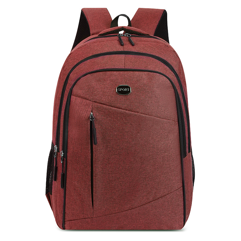 Mochila de ocio universal para hombres, escolares de almacenamiento multicapa para estudiantes de secundaria, mochila de viaje resistente al desgaste práctica