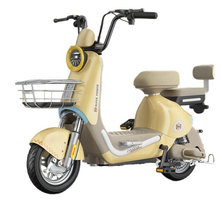 El mismo automóvil eléctrico de transporte de dos ruedas para adultos de Yadi, tranvía de plomo-ácido de 48V, automóvil eléctrico doble unisex estándar nacional