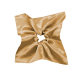 New in stock square mulberry silk hair ring 22mm wind model hair accessories solid color does not hurt hair