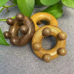 Chicken Wing Wood Round Five-Angle Head and Face Meridian Massage Tool