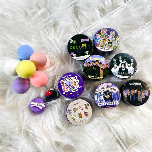 BTS DECO KIT Stationery Tape 7 FATES Cartoon Stationery Stickers 