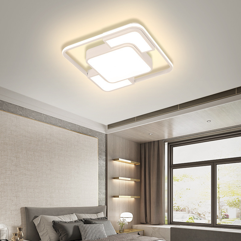 客厅灯简约现代大气家用led吸顶灯主卧室中山灯具厂直销全屋套餐|undefined
