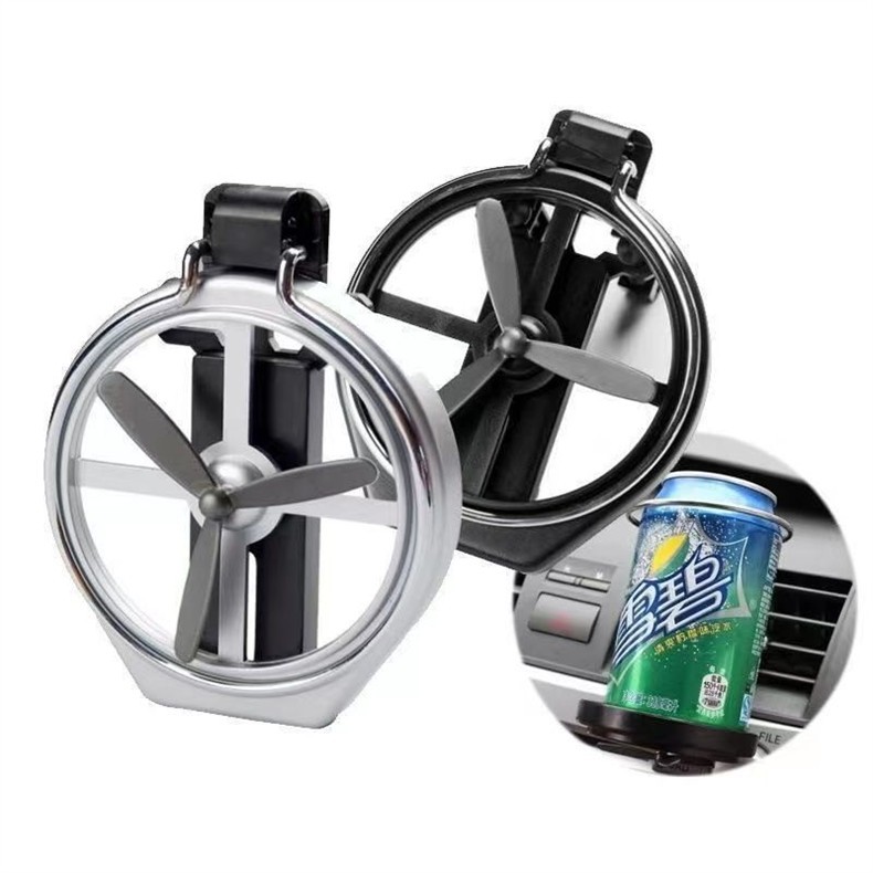 Foldable car cup holder, multifunctional car vent mount for beverages, tea cups, and ashtrays, for modification
