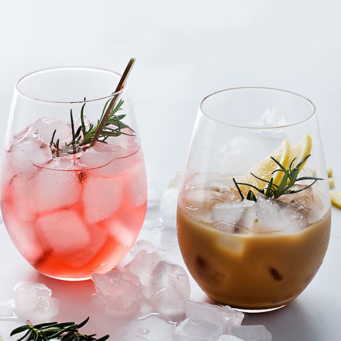 透明蛋杯玻璃杯威士忌酒杯家用简约玻璃酒店水杯批发办公室