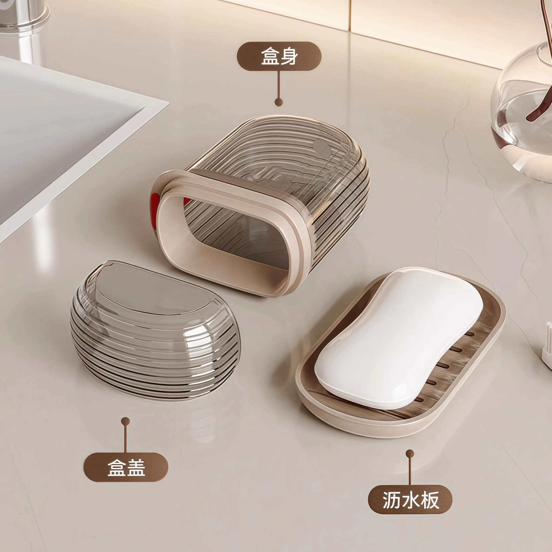 High quality soap holder for traveling, handheld drying rack, small storage system