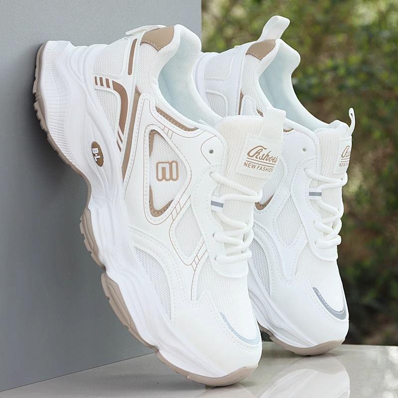 Men's Shoes 2025 Summer New Breathable Versatile Fashion Mesh Sneakers Men's Trendy Running Casual Dad Shoes
