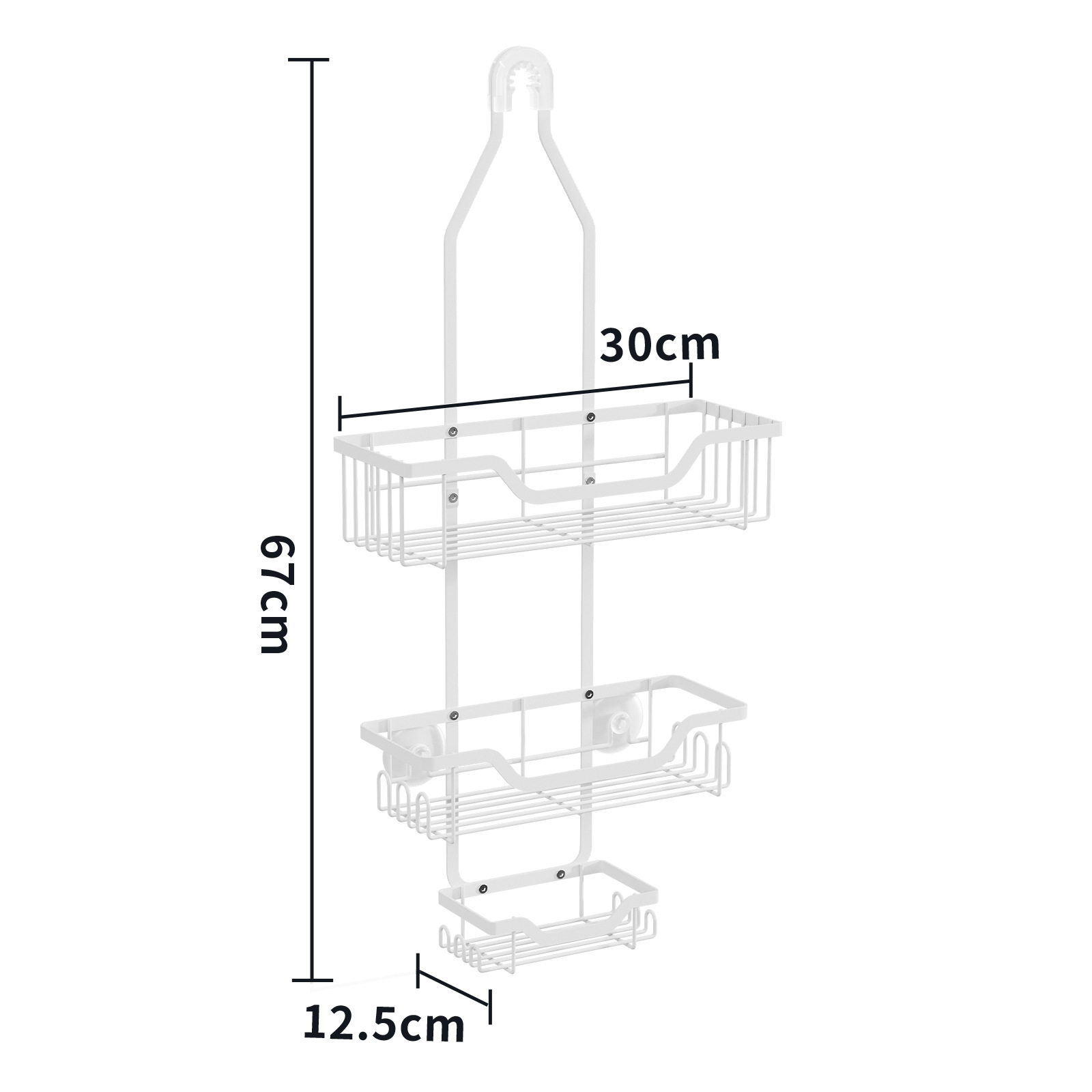 Transfronterizo Amazon baño ducha refugio inodoro ducha almacenamiento rack estantes de pared de baño