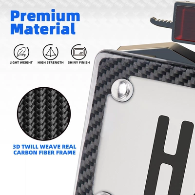 Nömrə qabı License Plate Frame Dry Carbon Electric